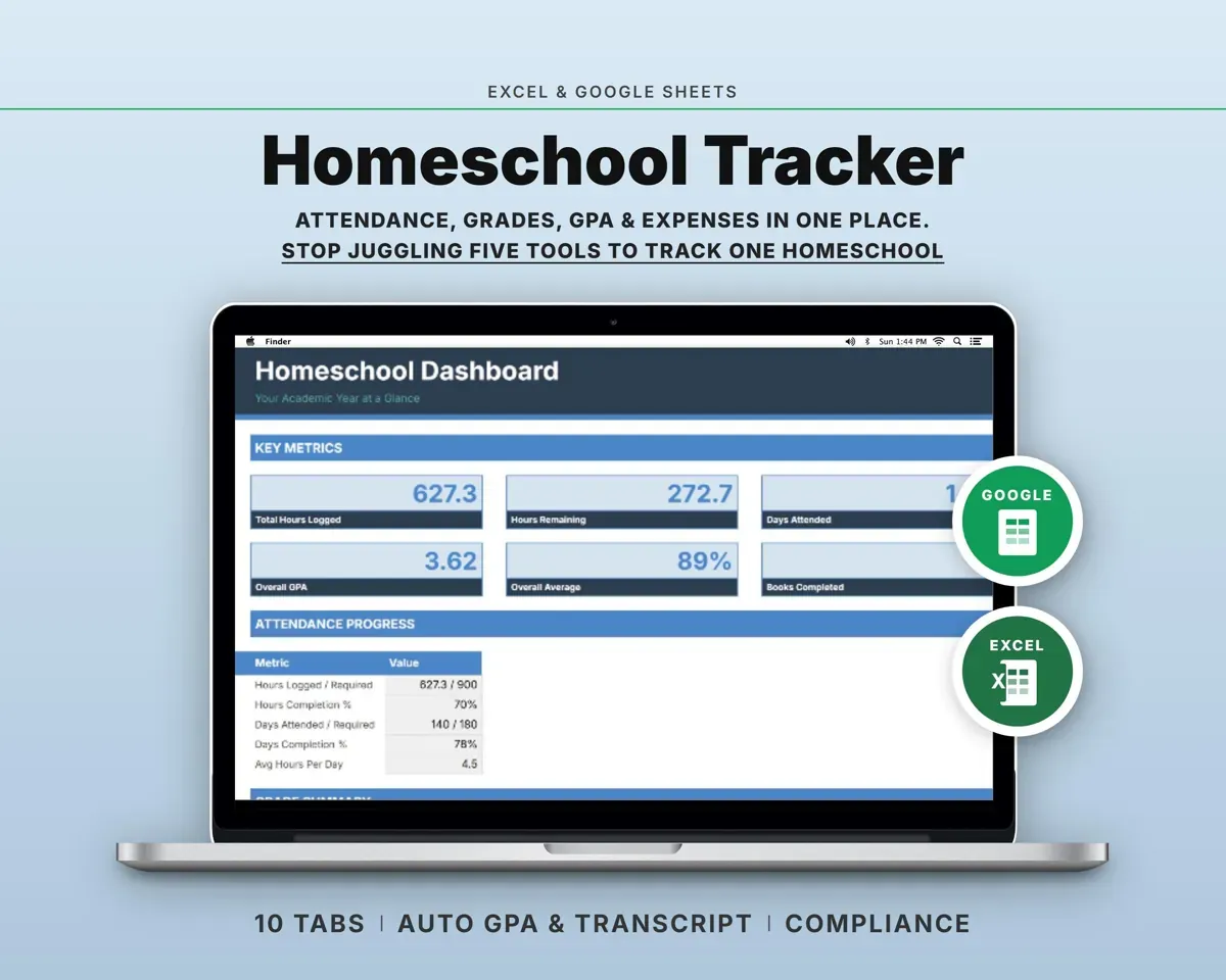 Homeschool Tracker preview 1