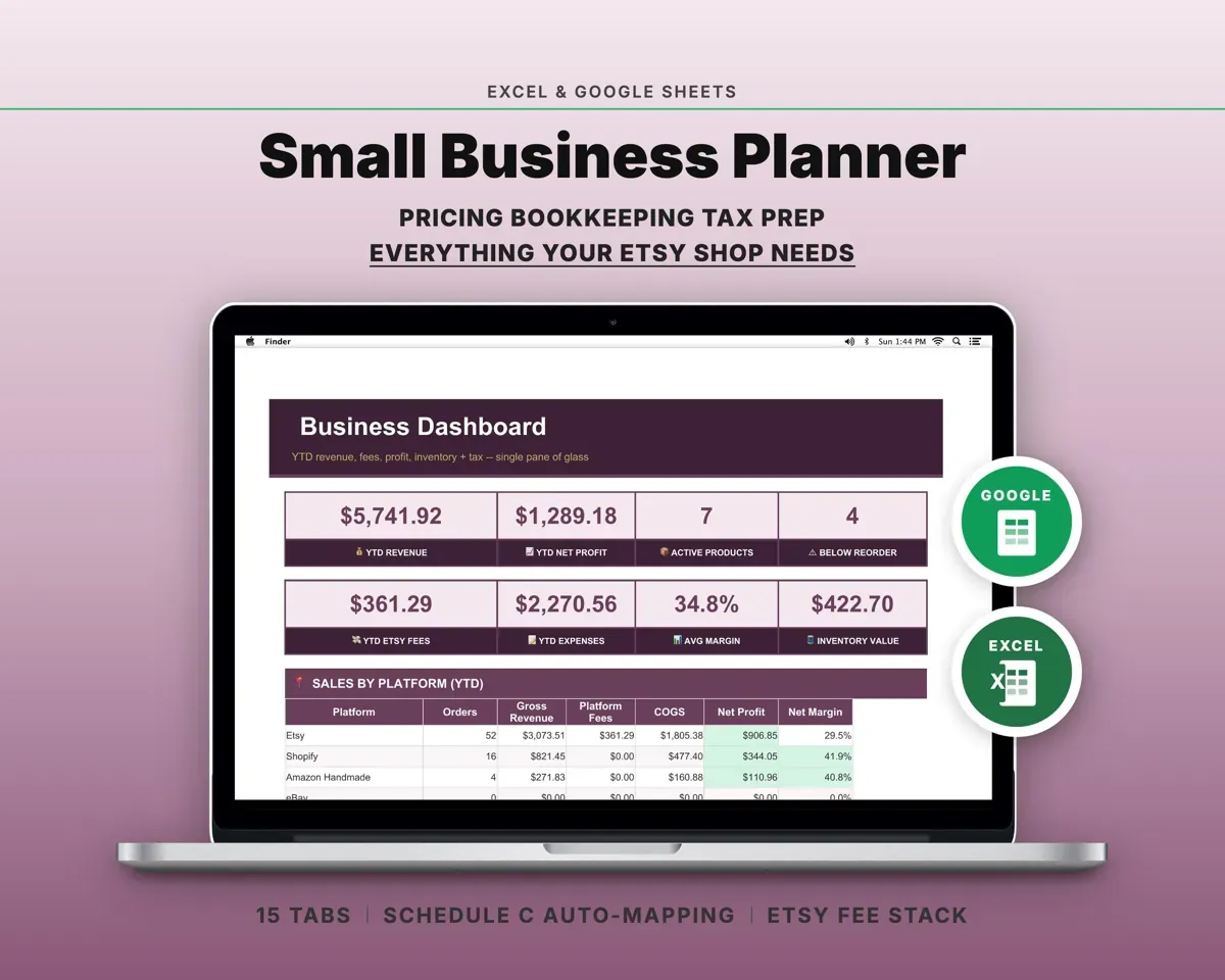 Small Business Planner preview 1