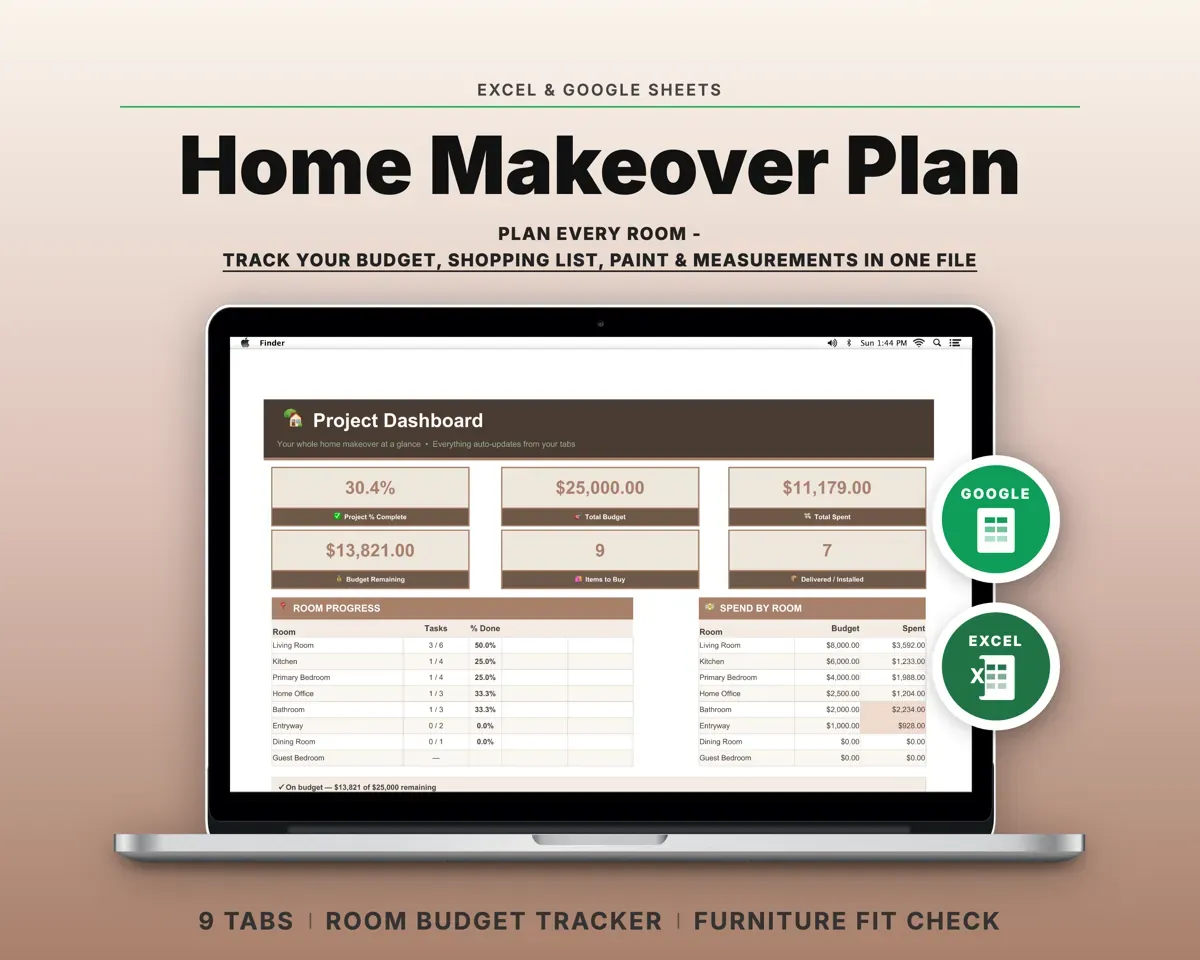 Interior Design Checklist preview 1