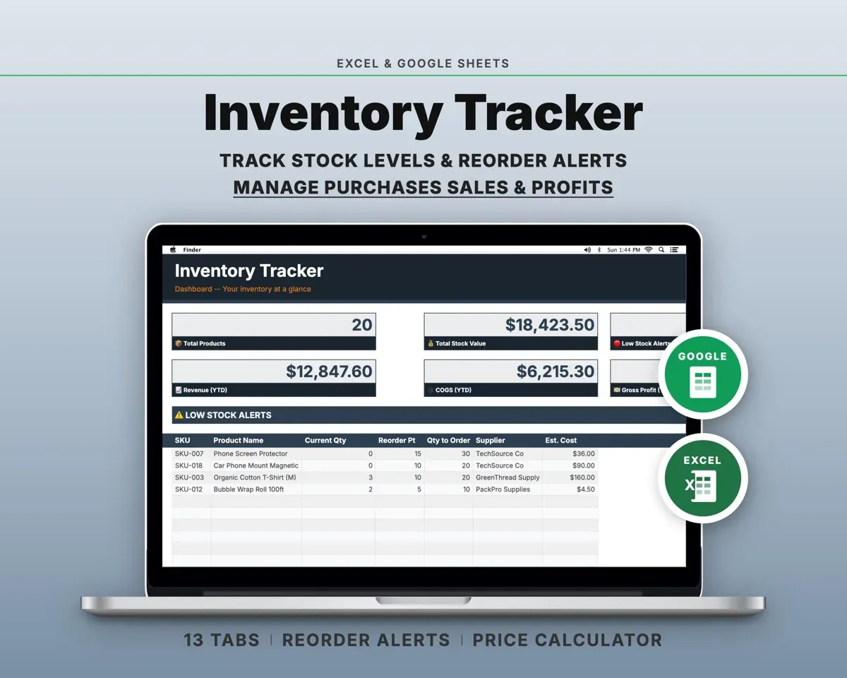 Small Business Inventory Tracker preview 1
