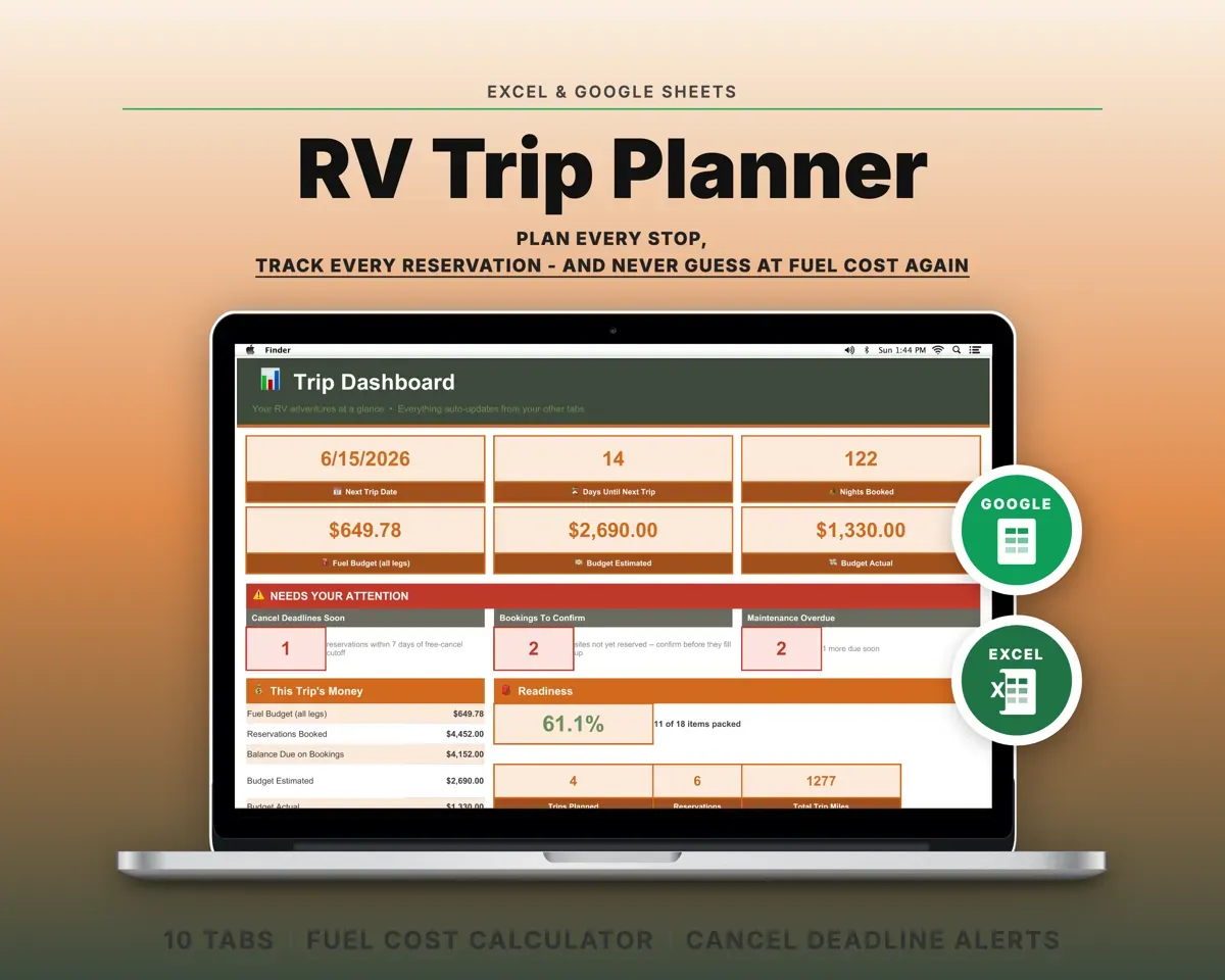 RV Trip Planner preview 1