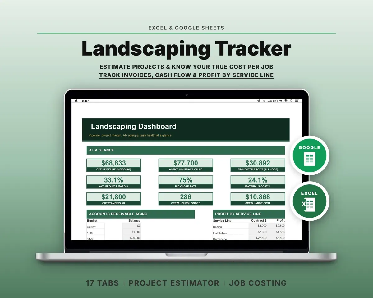 Landscaping Business Tracker preview 1