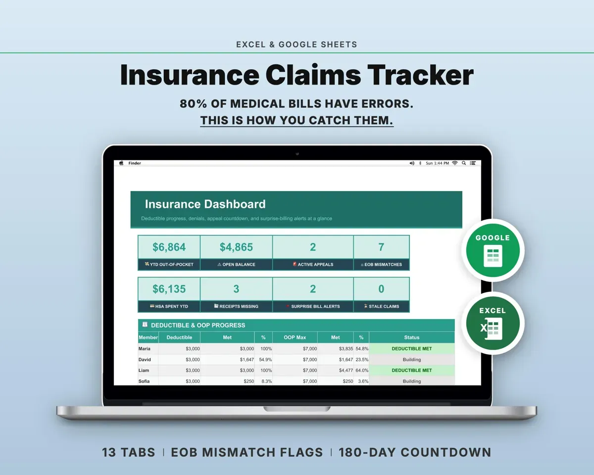 Insurance Claims Tracker preview 1