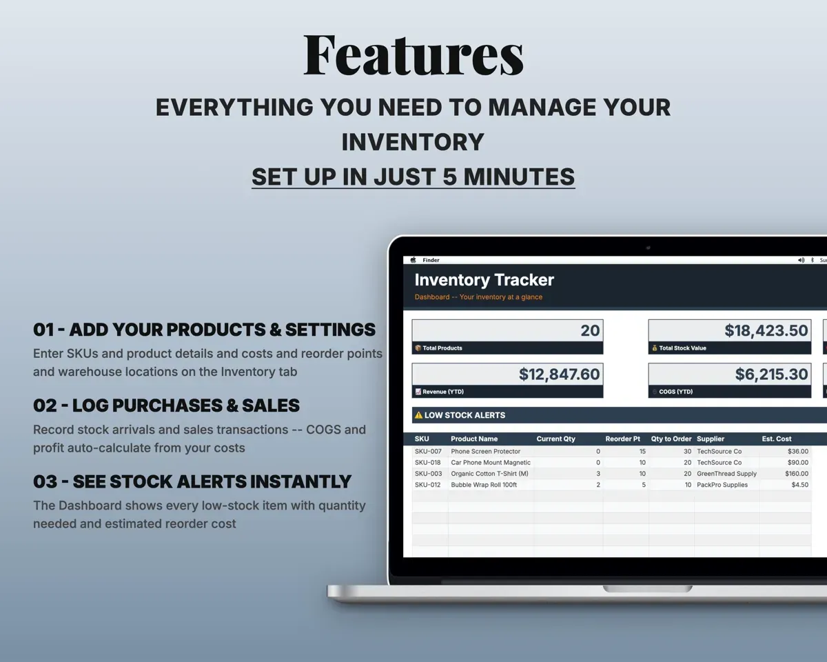 Small Business Inventory Tracker preview 2