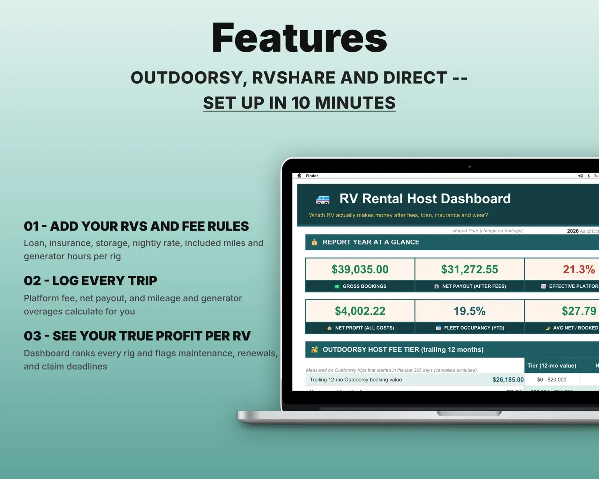 RV Rental Host Tracker preview 2