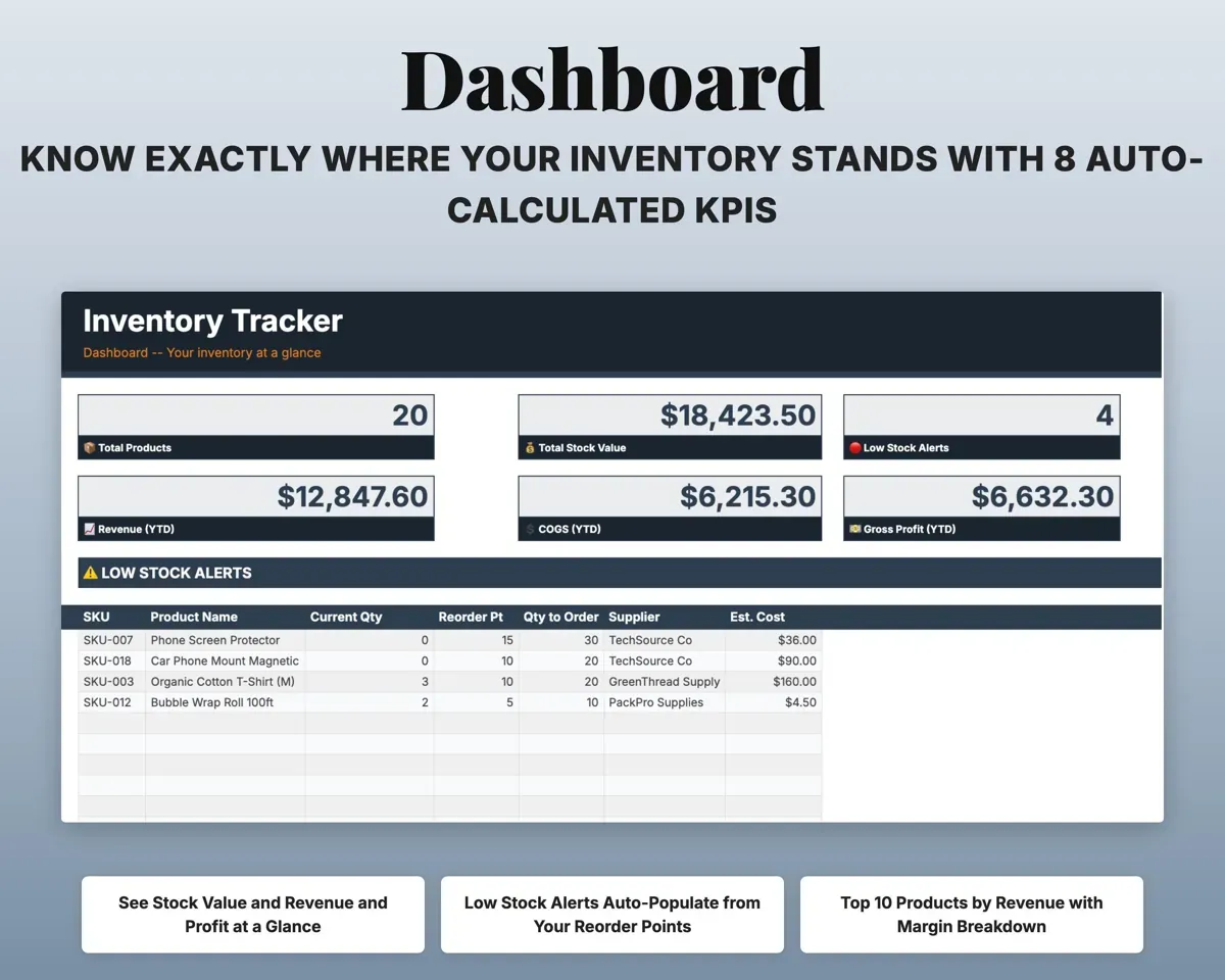 Small Business Inventory Tracker preview 3