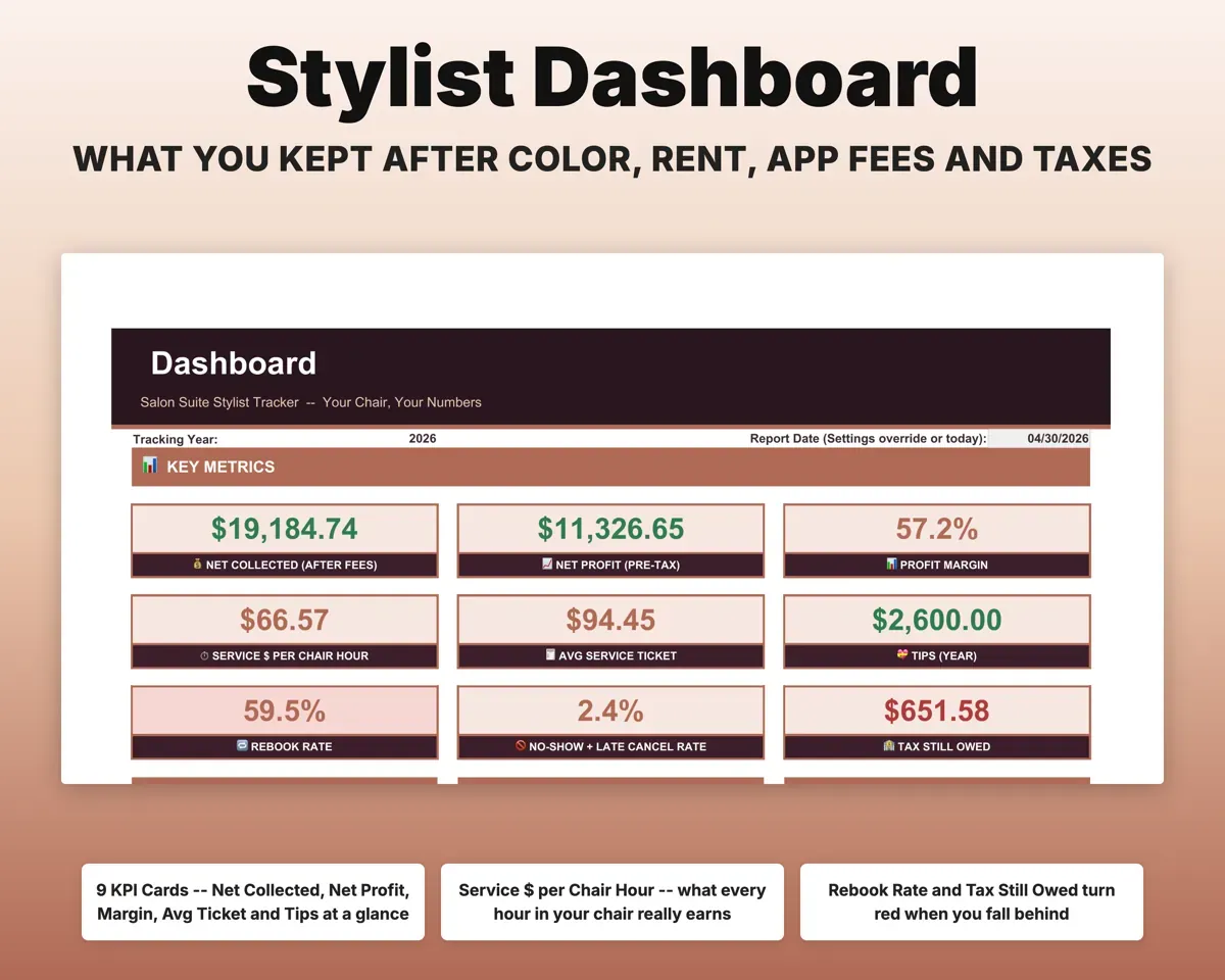 Hair Stylist Salon Suite Tracker preview 3