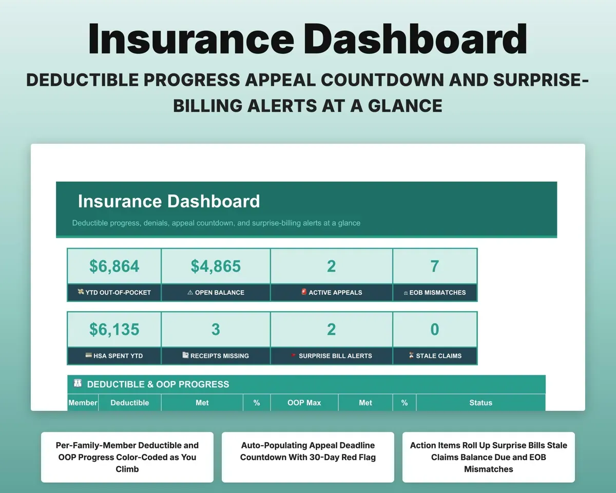 Insurance Claims Tracker preview 3