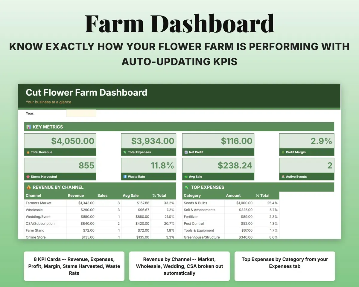 Cut Flower Farm Tracker preview 3