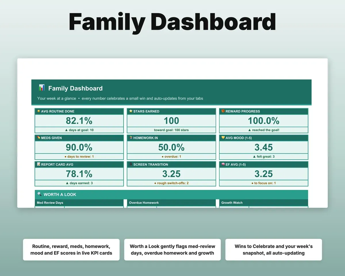 ADHD Kids Planner preview 3