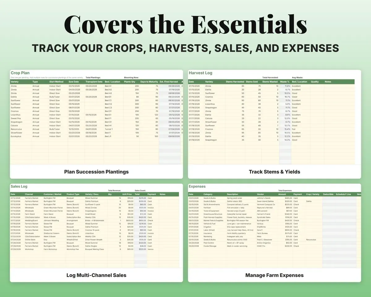 Cut Flower Farm Tracker preview 4