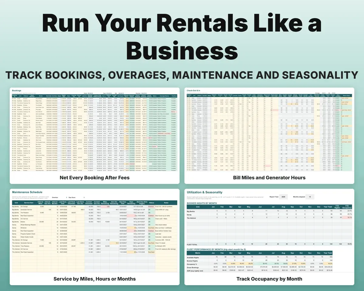 RV Rental Host Tracker preview 4