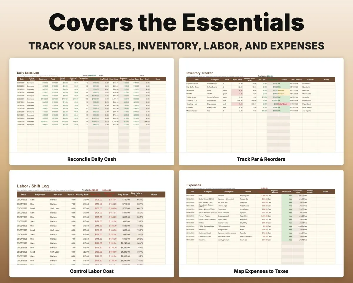 Coffee Shop Tracker preview 4