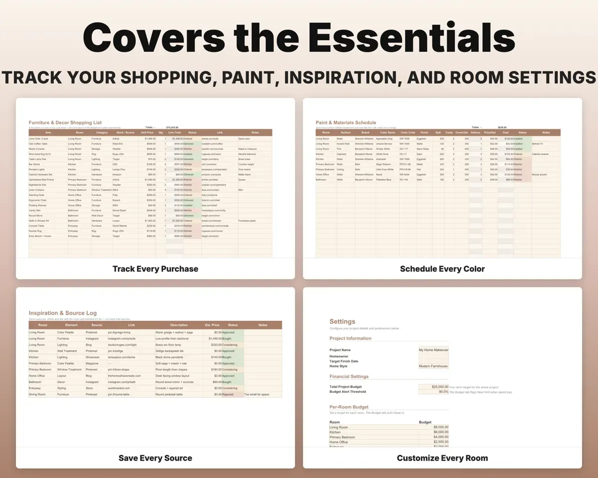 Interior Design Checklist preview 4