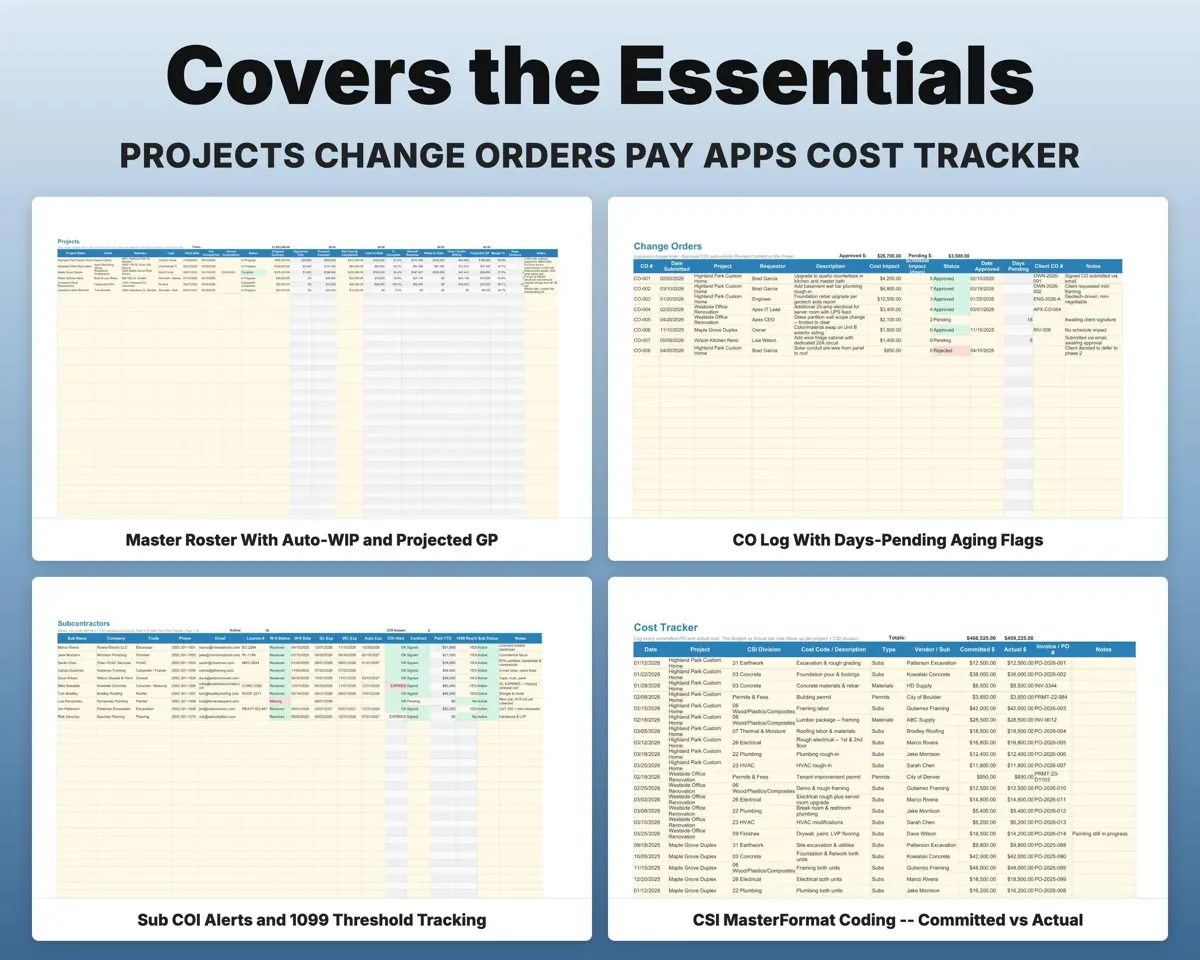 Construction Project Tracker preview 4