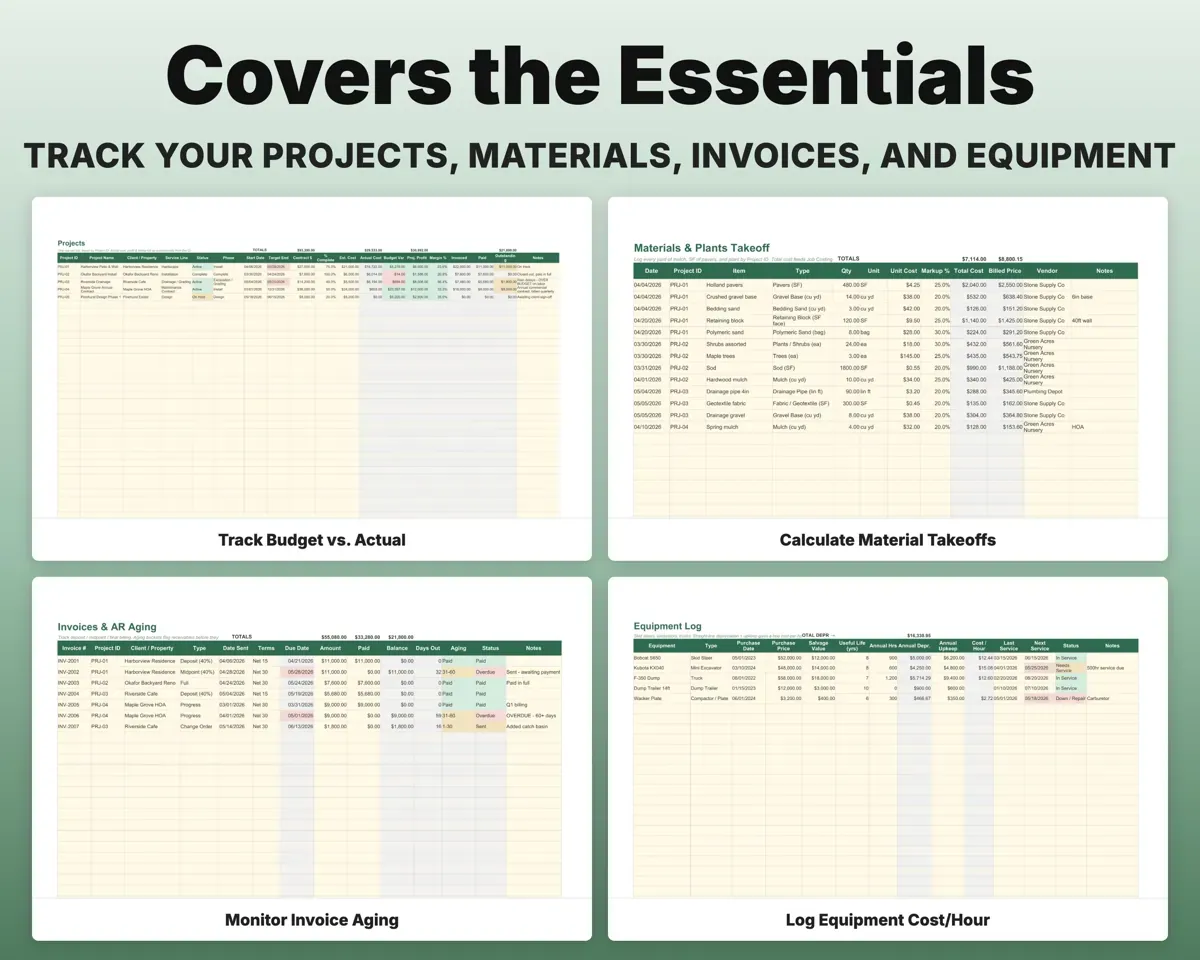 Landscaping Business Tracker preview 4