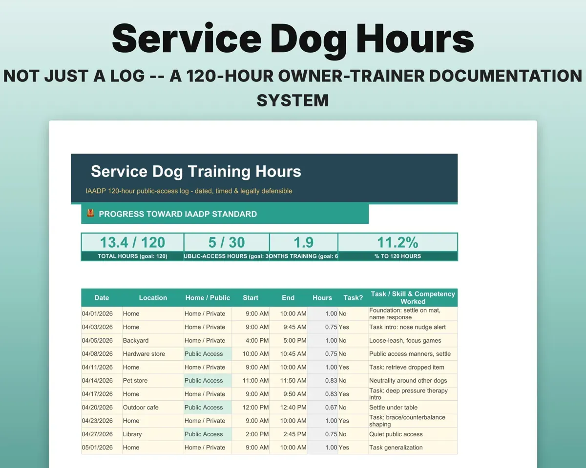 Dog Training Log & Behavior Tracker preview 5
