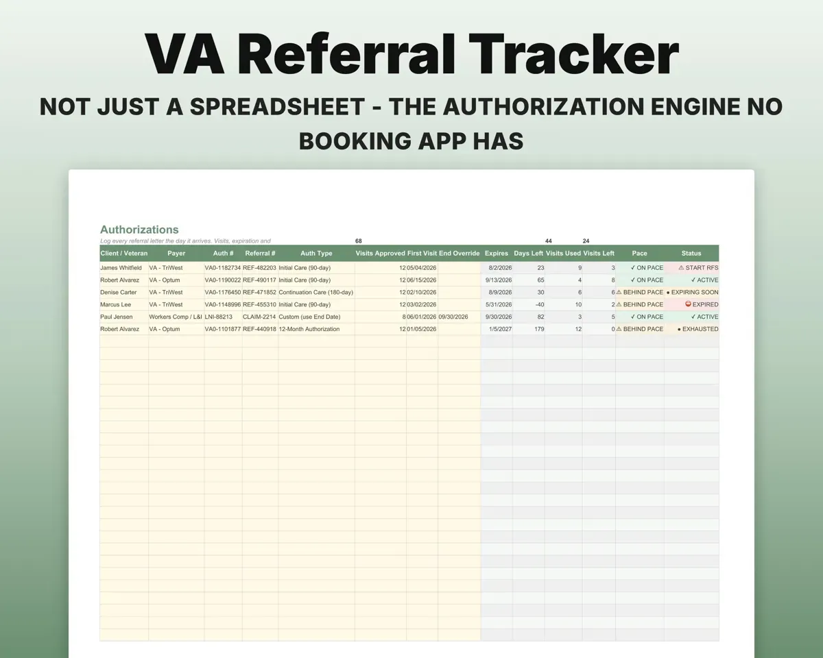 Massage Therapy Business Spreadsheet preview 5