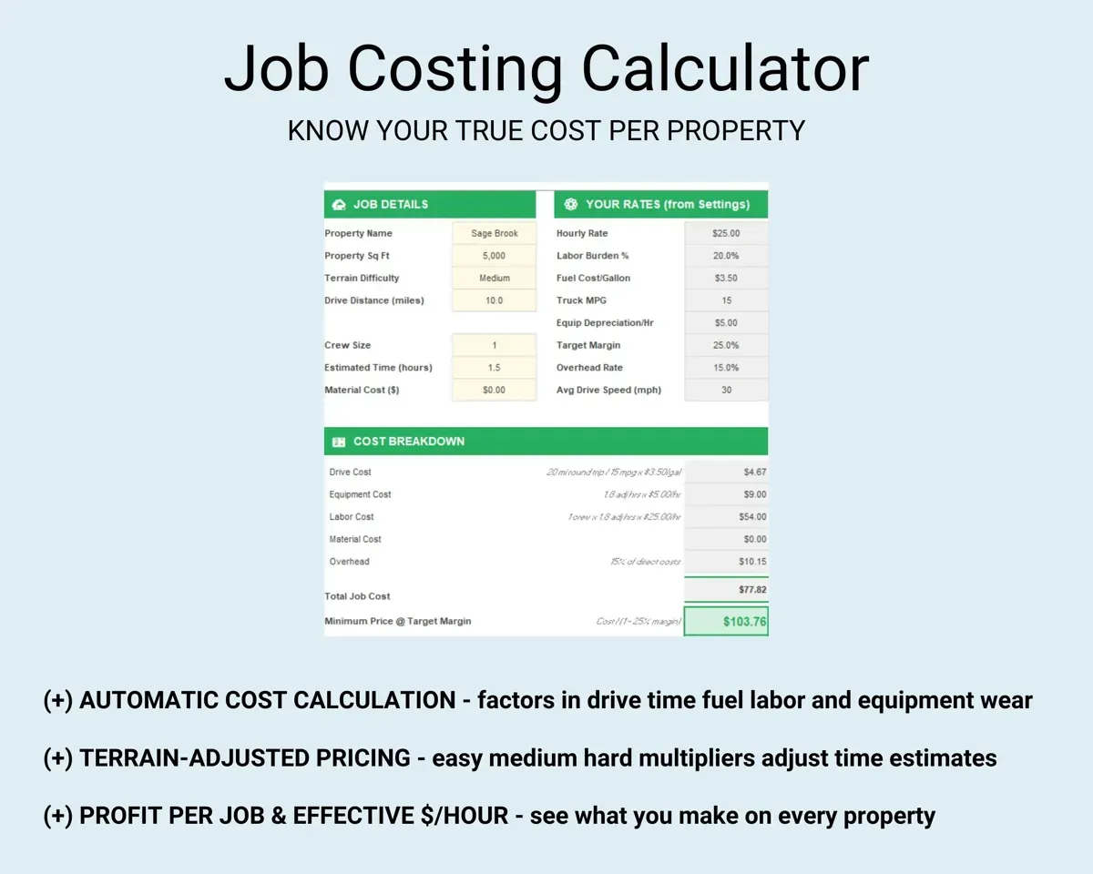 Lawn Care Business Tracker preview 5
