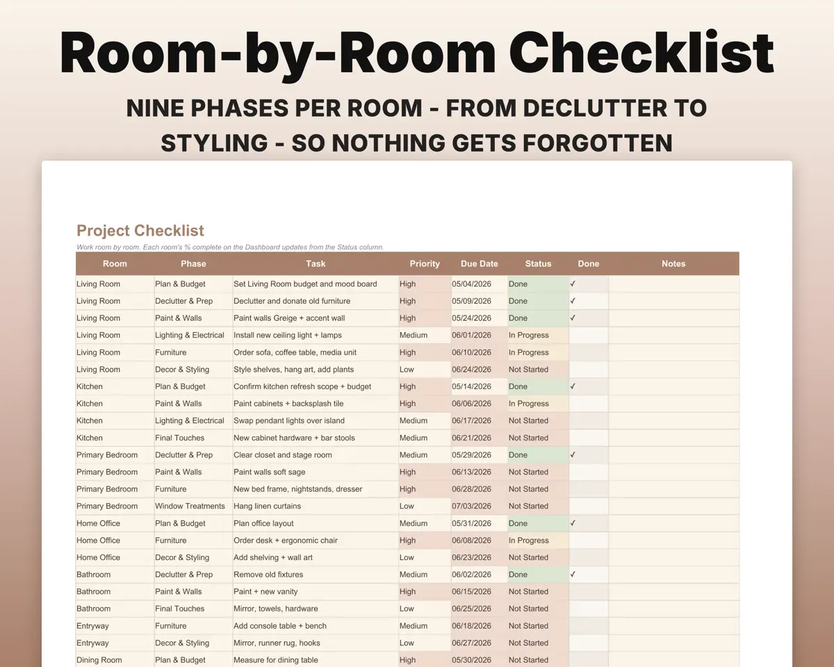 Interior Design Checklist preview 6