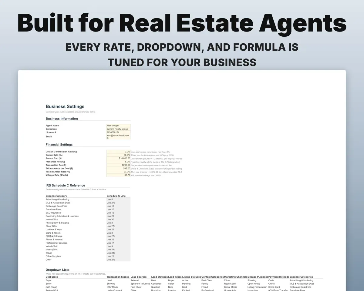 Real Estate Agent Tracker preview 6