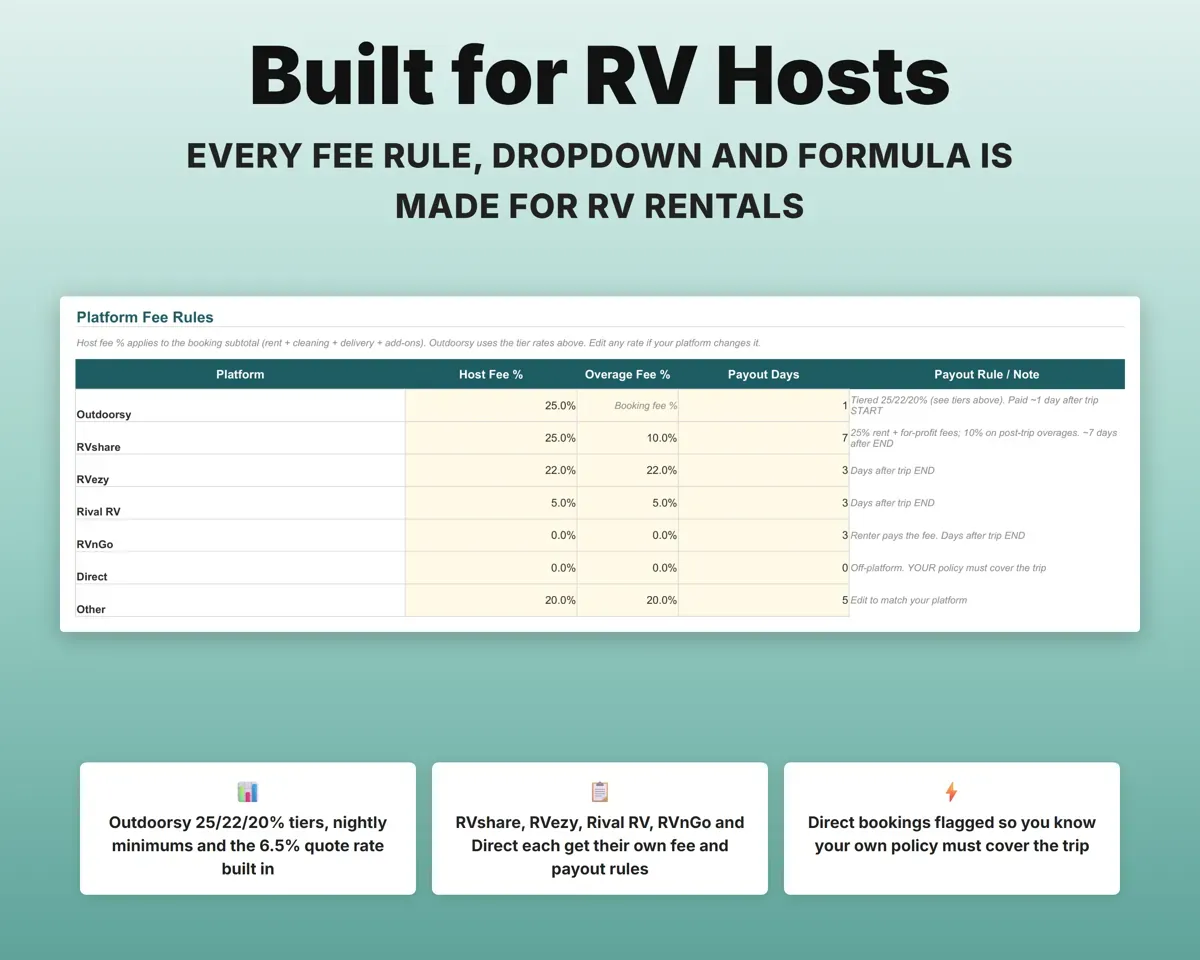 RV Rental Host Tracker preview 6