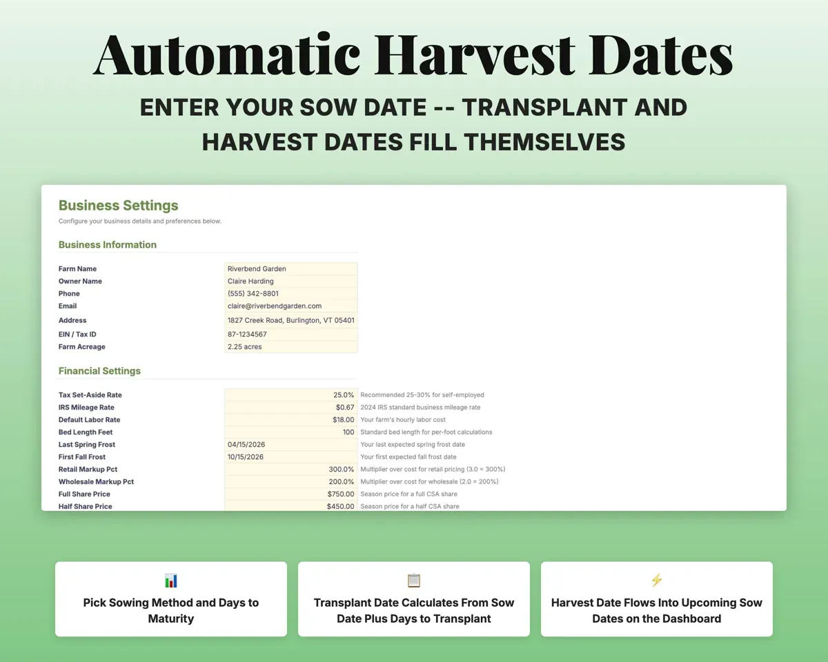 Market Garden Crop Planner preview 6