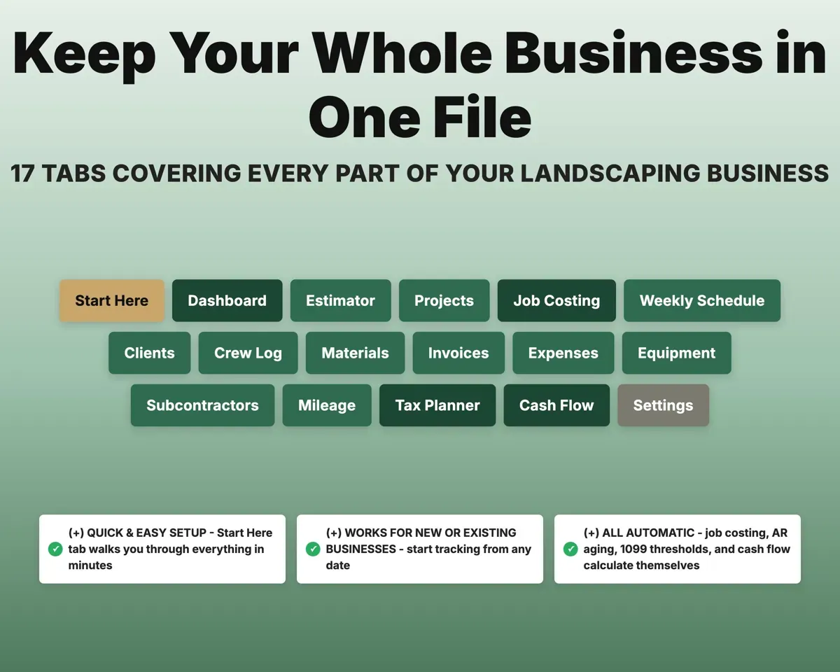 Landscaping Business Tracker preview 7