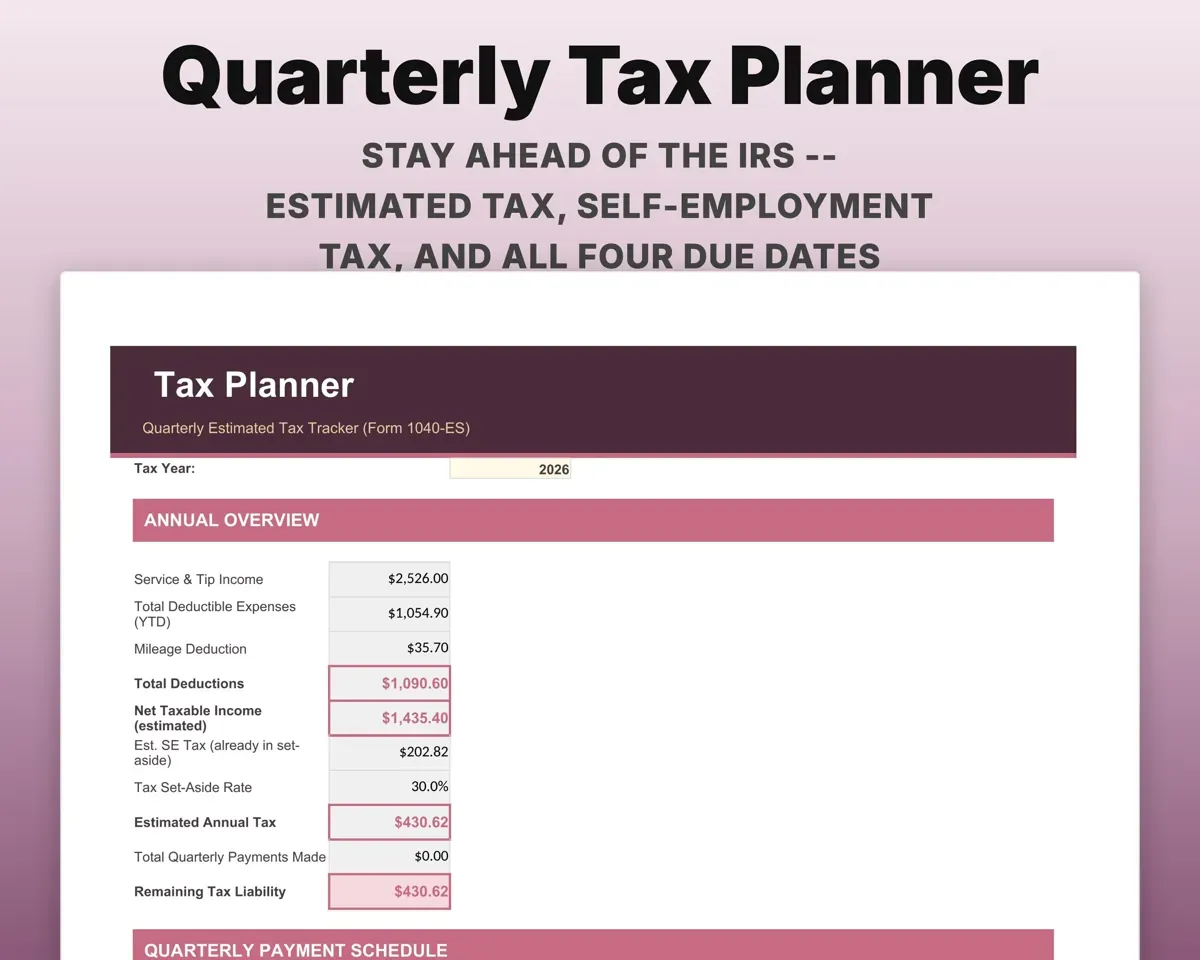 Nail Tech Business Spreadsheet preview 7