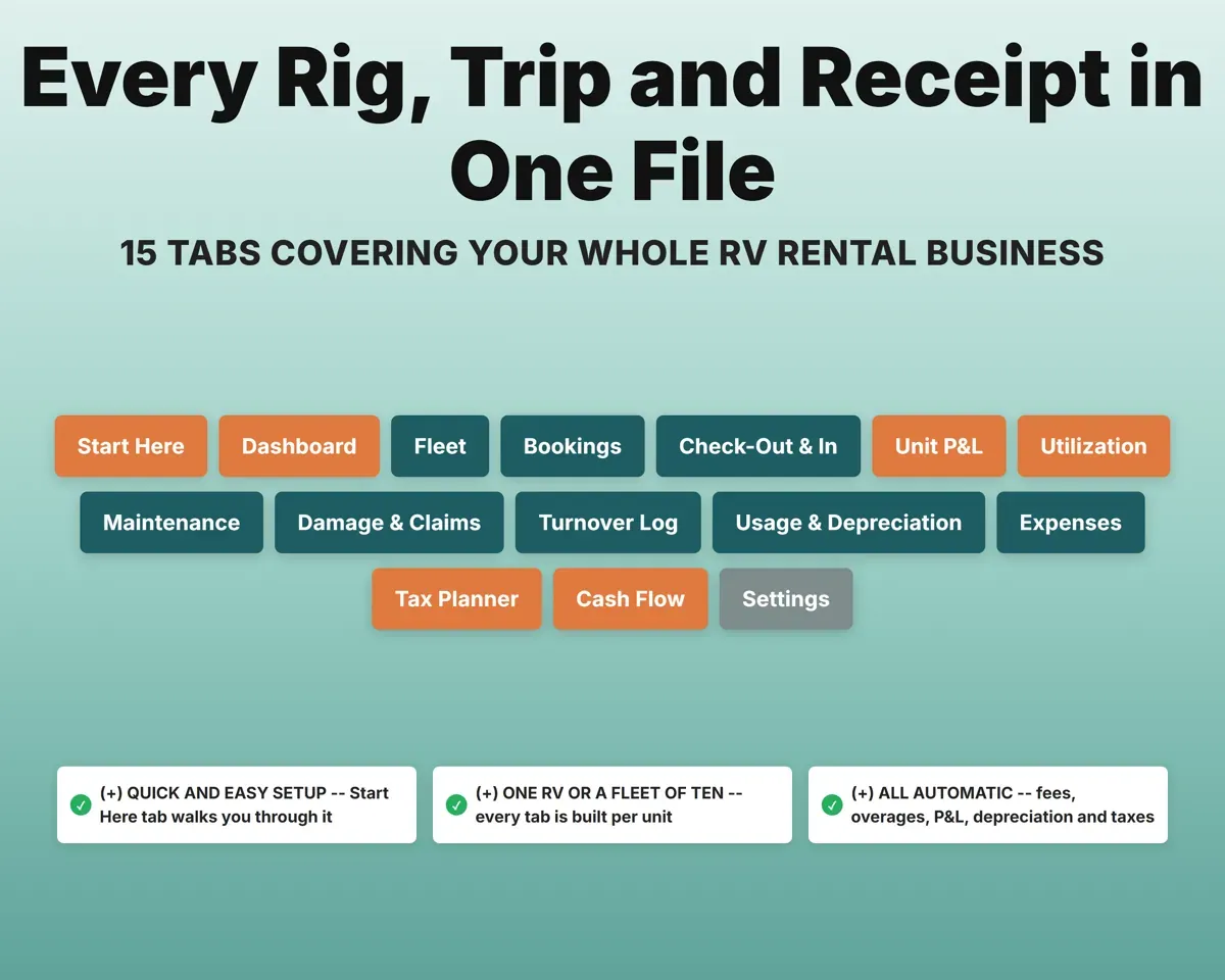 RV Rental Host Tracker preview 7