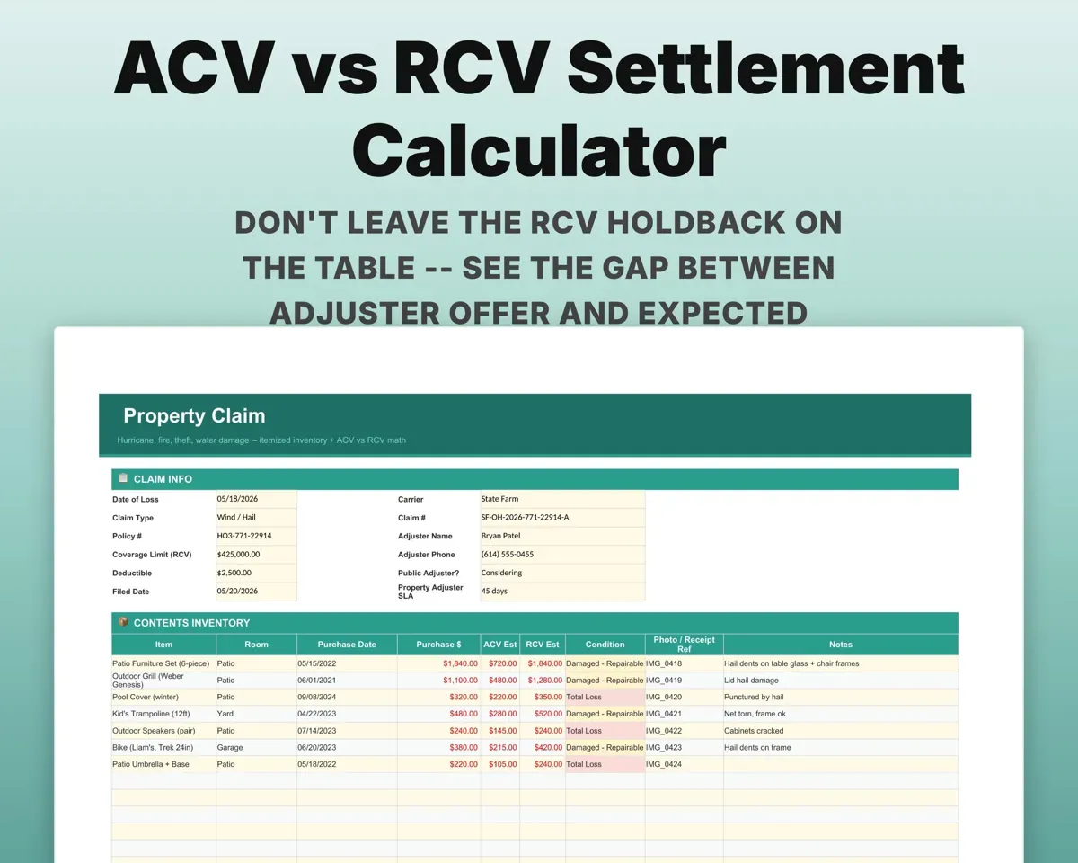 Insurance Claims Tracker preview 8