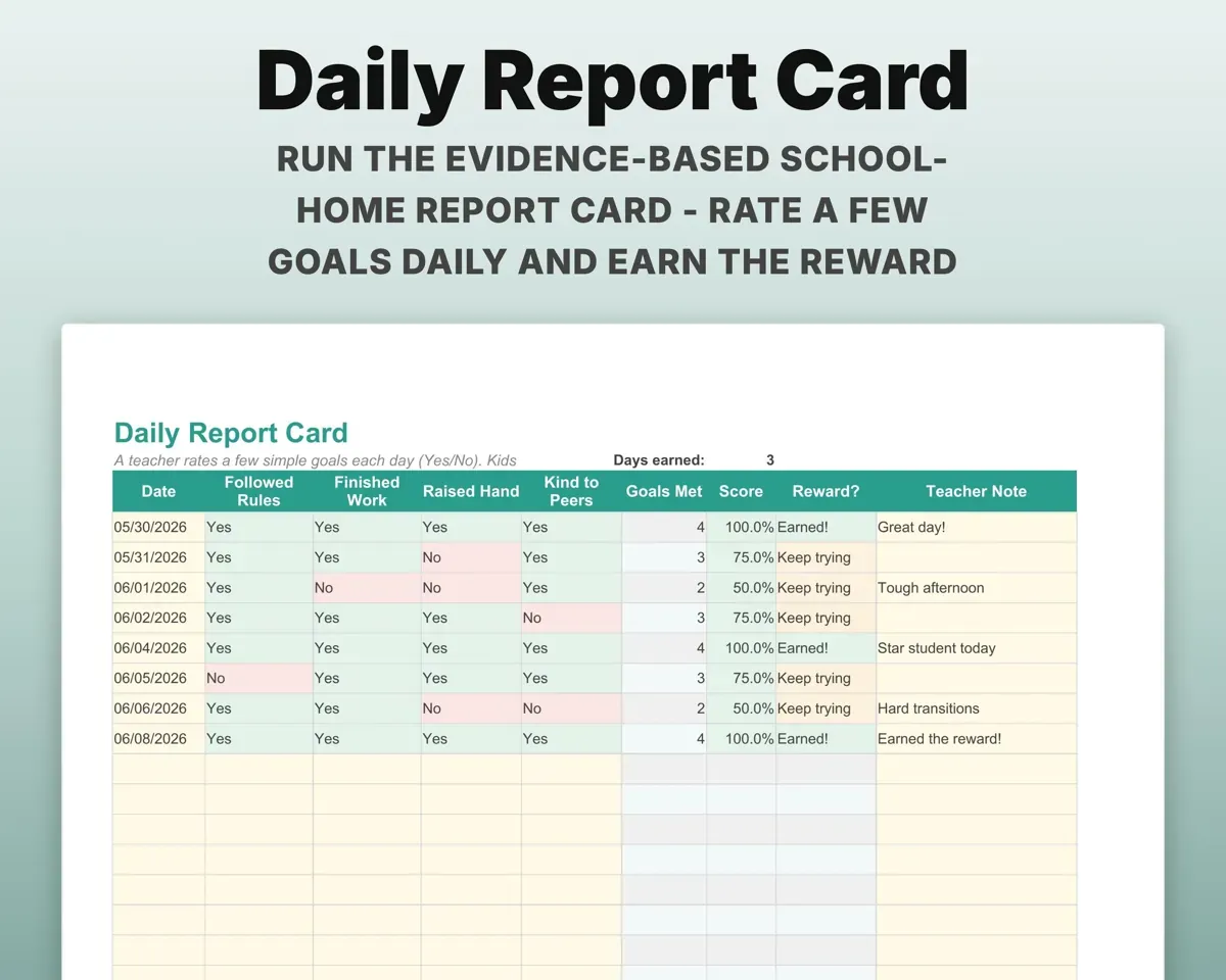 ADHD Kids Planner preview 8