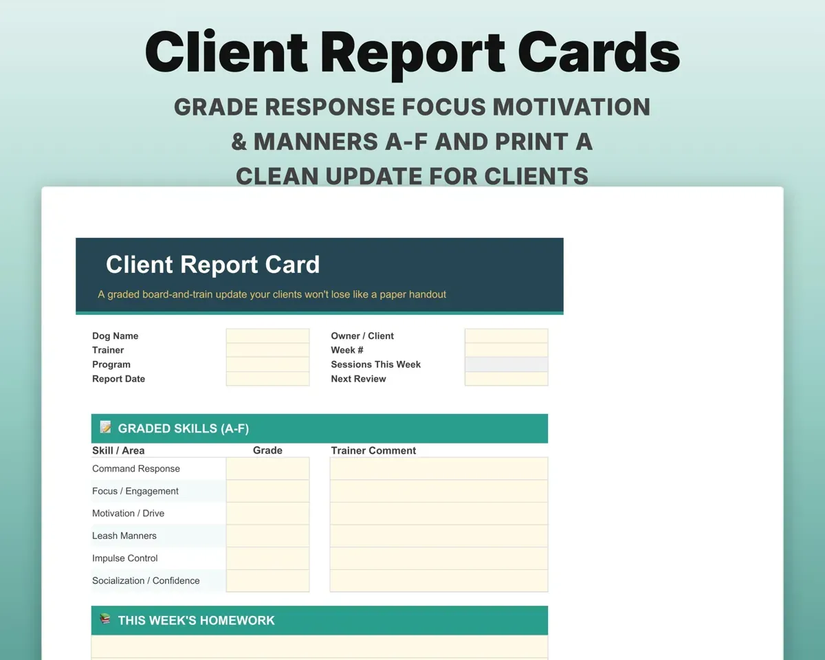 Dog Training Log & Behavior Tracker preview 8