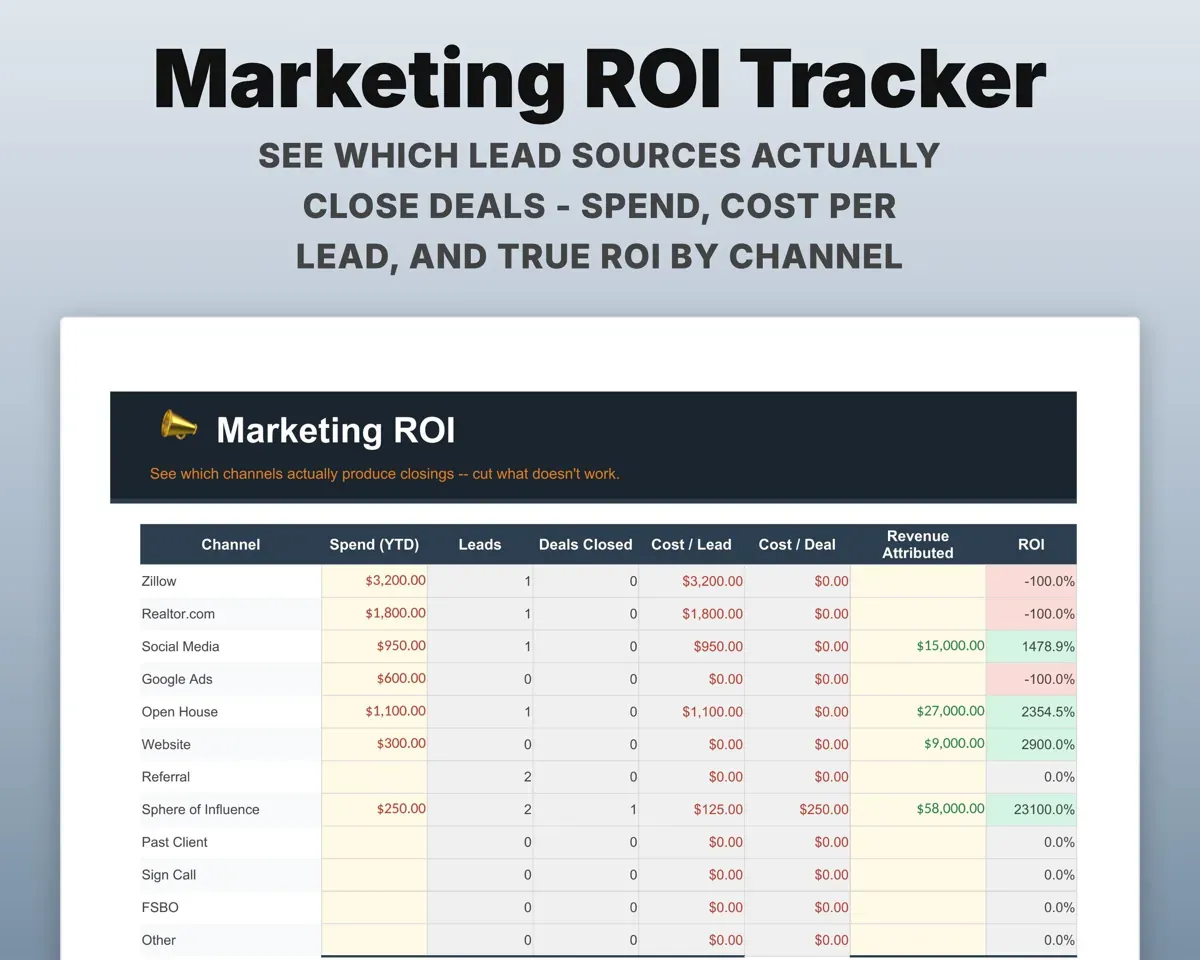 Real Estate Agent Tracker preview 8